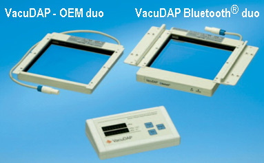 VacuDAP duo and VacuDAP Bluetooth duo with display unit